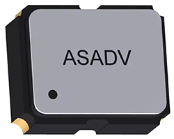 Wygląd prostego oscylatora krystalicznego ASADV firmy Abracon