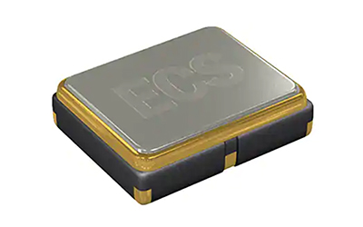 Wygląd oscylatora ECS-2016MVQ firmy ECS dostępnego dla częstotliwości od 1,5 do 54MHz