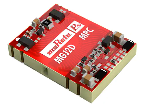 Ilustracja przedstawiająca przetwornice prądu stałego serii Murata MGJ2