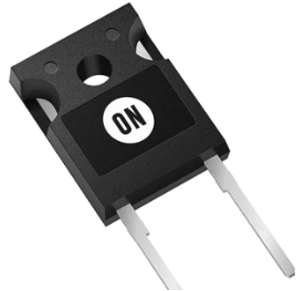 Ilustracja przedstawiająca węglikowo-krzemową diodę Schottky’ego 1700V/25A NDSH25170A firmy onsemi