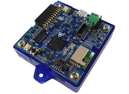 Ilustracja zestawu rozwojowego STEVAL-STWINKT1B SensorTile firmy STMicroelectronics z projektem referencyjnym
