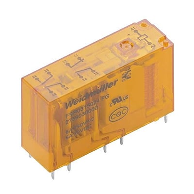 Ilustracja przedstawiająca moduł przekaźnikowy 2759030000 SAFESERIES firmy Weidmüller