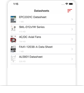 Arkusze danych i specyfikacje nowych produktów