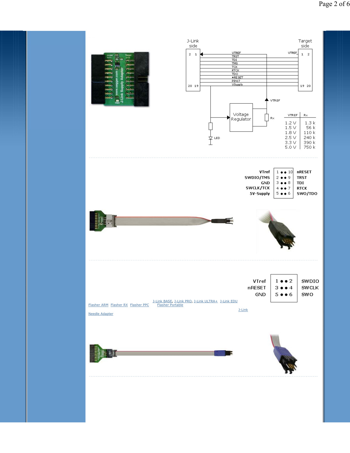 JLink Adapters Datasheet by Segger Microcontroller Systems DigiKey