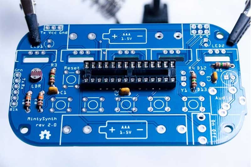 Next is the socket for the ATmega328